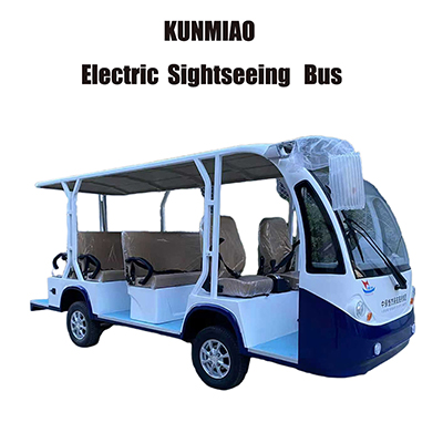 Kunmiao 11 Seat Factory Direct Supply Electric Sightseeing Bus Electric Bus - copy - copy