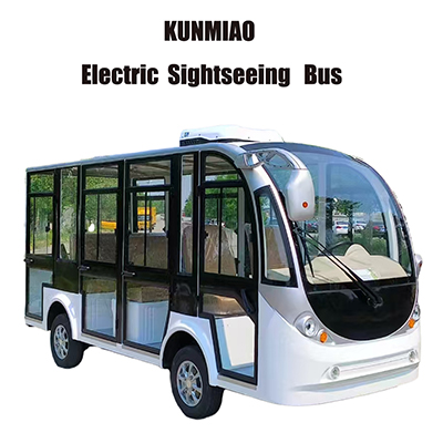 Kunmiao 11 Seat 5000W Factory Supply Electric Sightseeing Bus Electric Bus - copy - copy